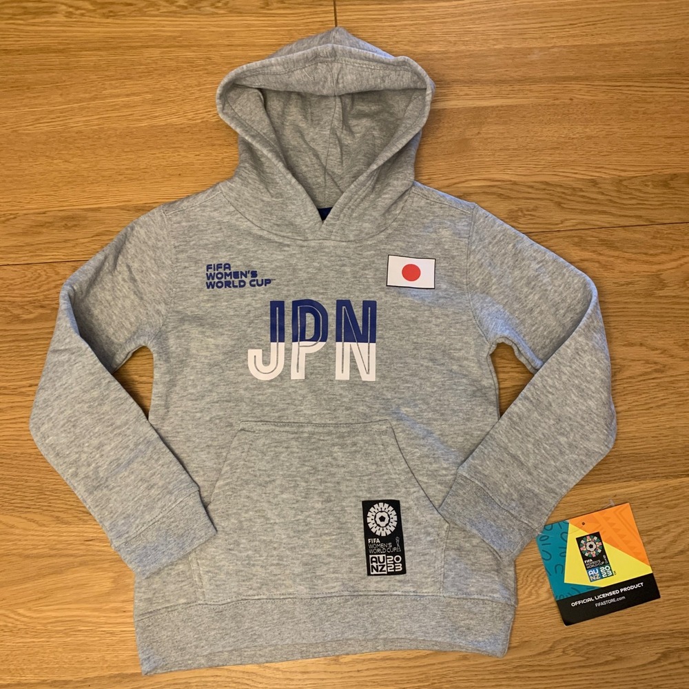 FIFA Women's World Cup 2023 Japan Gray Hoodie Youth Large NWT Outerstuff